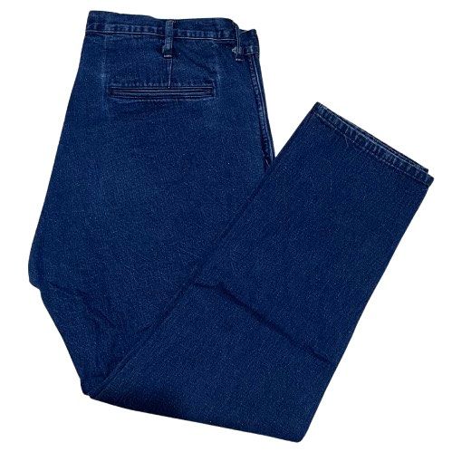 Sugar Cane Light Denim Trousers (Category: Jeans) located in Dasmarinas. Submitted by sjo101 (Listing ID 1467288631, Image 3). Description: - Lightweight denim trousers - Great overall condition - Actual measurements (laid flat): W 18 L 39.5 Rise 12 Hem 7.5.
