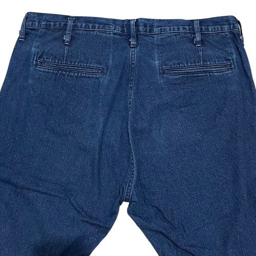 Sugar Cane Light Denim Trousers (Category: Jeans) located in Dasmarinas. Submitted by sjo101 (Listing ID 1467288631, Image 1). Description: - Lightweight denim trousers - Great overall condition - Actual measurements (laid flat): W 18 L 39.5 Rise 12 Hem 7.5.