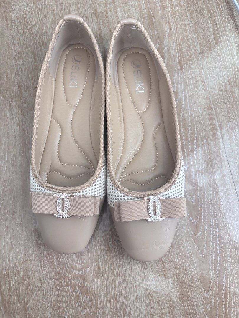 SUKI DOLLSHOES BEIGE (Category: Flats & Sandals) located in Cabuyao City. Submitted by mxpnzin (Listing ID 1467172018, Image 1). Description: used only once RFS : Decluttering.