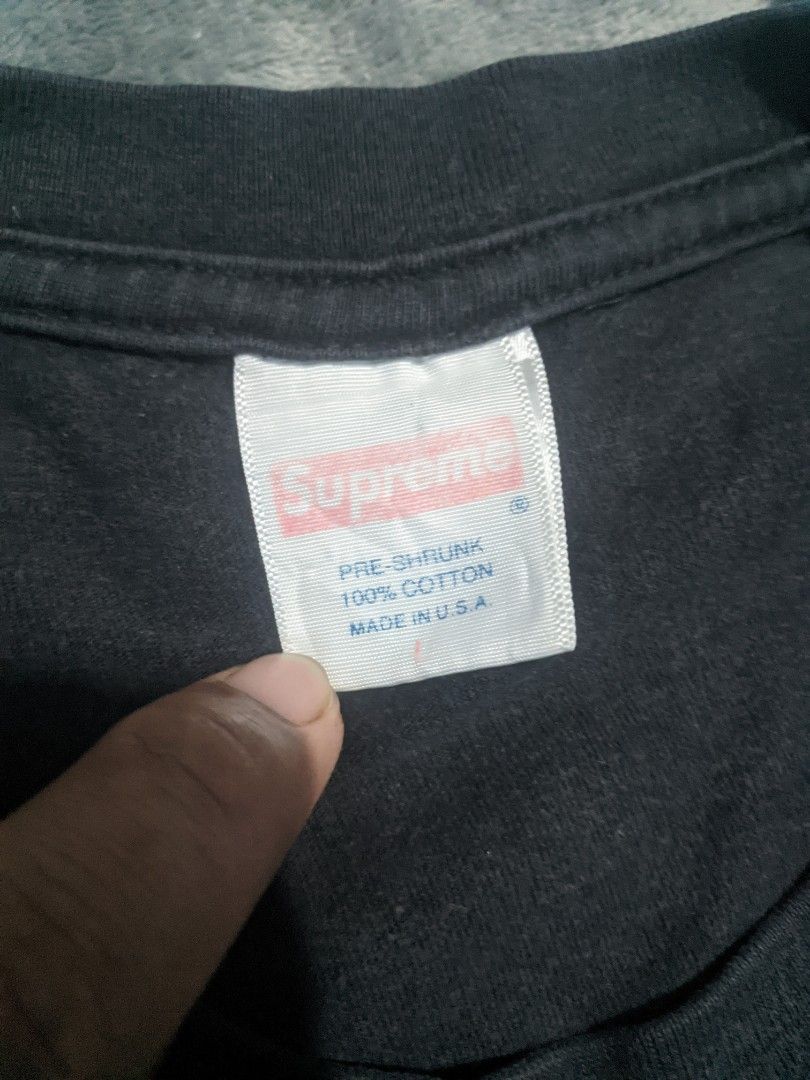 Supreme Black Box Logo (Category: Tshirts & Polo Shirts ) located in San Ildefonso. Submitted by tripniberto (Listing ID 1467325966, Image 2). Description: Supreme Dimes: 20.5/28L Issue: Need wash, Sign of use, Minimal hairline/cracks Color Rate: 8.8/10(or better) (lighting may affect the color on images) MOP: gcash MOD: j&t(+sf) NO RUSH SHIPPING!!! (3-5days Ship out!) please manage your expectations this is ukay items PM if interested 📩 Bulacan