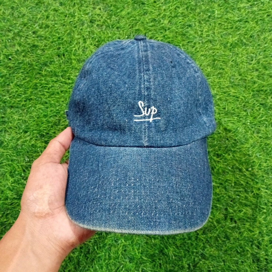 supreme cap denim dad hat (Category: Caps & Hats) located in Muntinlupa City. Submitted by rianrax3012 (Listing ID 1467288610, Image 1). Description: .