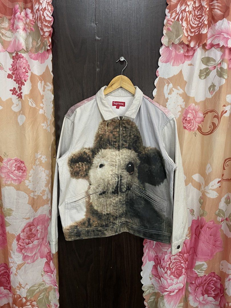 SUPREME MIKE KELLEY AhhYouth! WORK JACKET (Category: Coats, Jackets and Outerwear) located in Cagayan de Oro. Submitted by dwight_666 (Listing ID 1467285764, Image 1). Description: small on tag 22.5x24.5 complete tags excellent condition heavy cotton flawless color rate: 9.3/10.