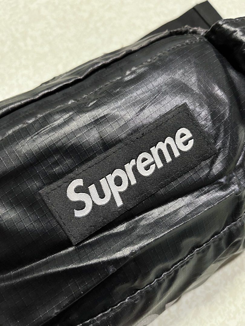 SUPREME REFLECTOR LOGO X CORDURA (Category: Belt bags, Clutches and Pouches) located in Quezon City. Submitted by headline. (Listing ID 1467343973, Image 3). Description: SUPREME REFLECTOR LOGO BLACK EXCELLENT CONDITION WITH MINIMAL ISSUE SEE THE LAST PHOTO FOR ONLY:850php +SHIPPING FEE .