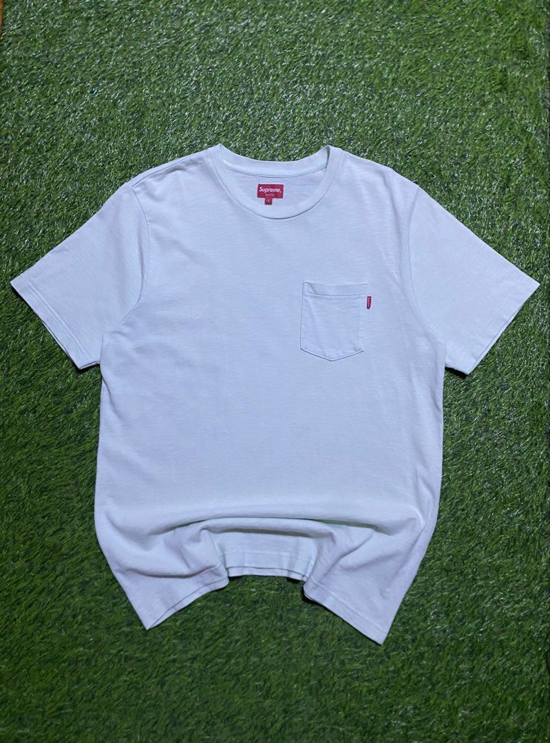 SUPREME SHIRT (Category: Tshirts & Polo Shirts ) located in Manila. Submitted by niftythrifttt (Listing ID 1467341826, Image 1). Description: SUPREME SIZE L TO XL WIDTH - 22 LENGTH - 31 COLOR RATE 9.5 EXCELLENT CONDI NO ISSUE.