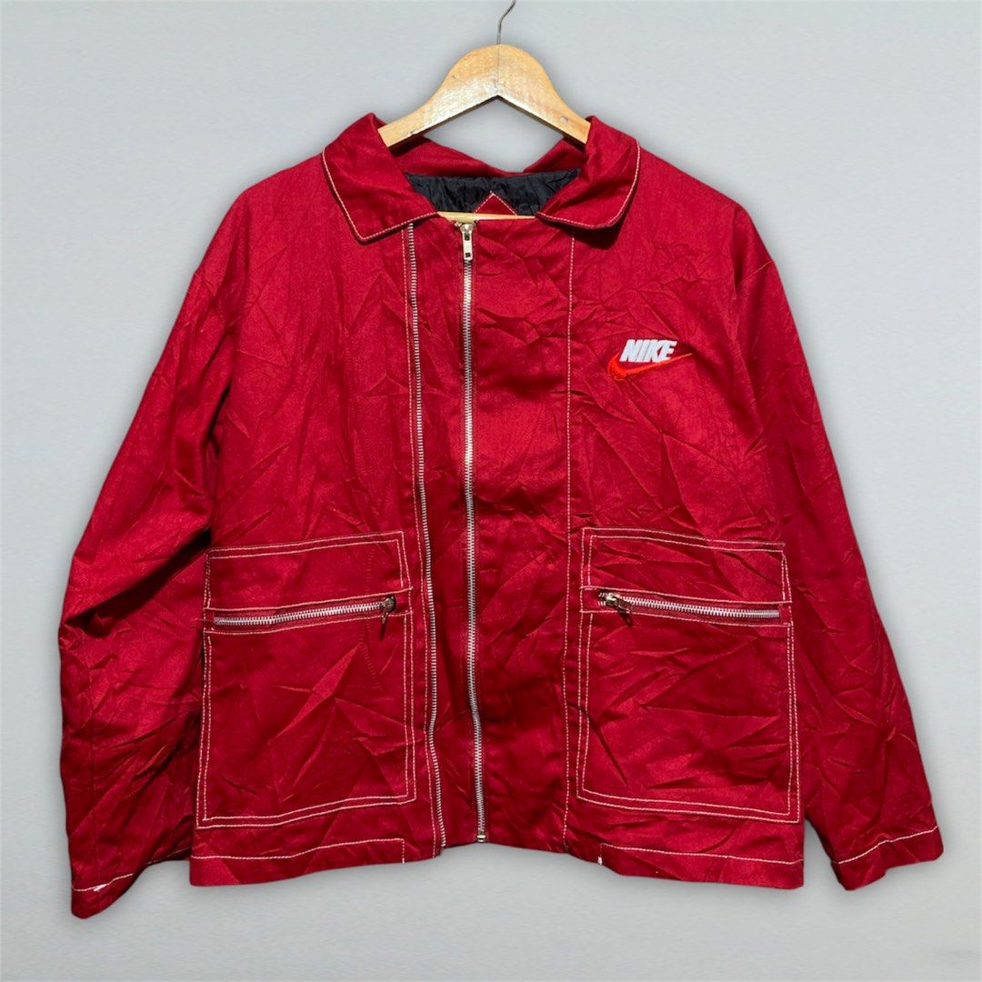 Supreme x Nike Double Zip Quilted Work Jacket (Category: Coats, Jackets and Outerwear) located in Taguig. Submitted by thrift_langsheesh (Listing ID 1467191344, Image 1). Description: Size:Medium Dimes:22.5x26 Issue:None Condition:Excellent/AsNew.