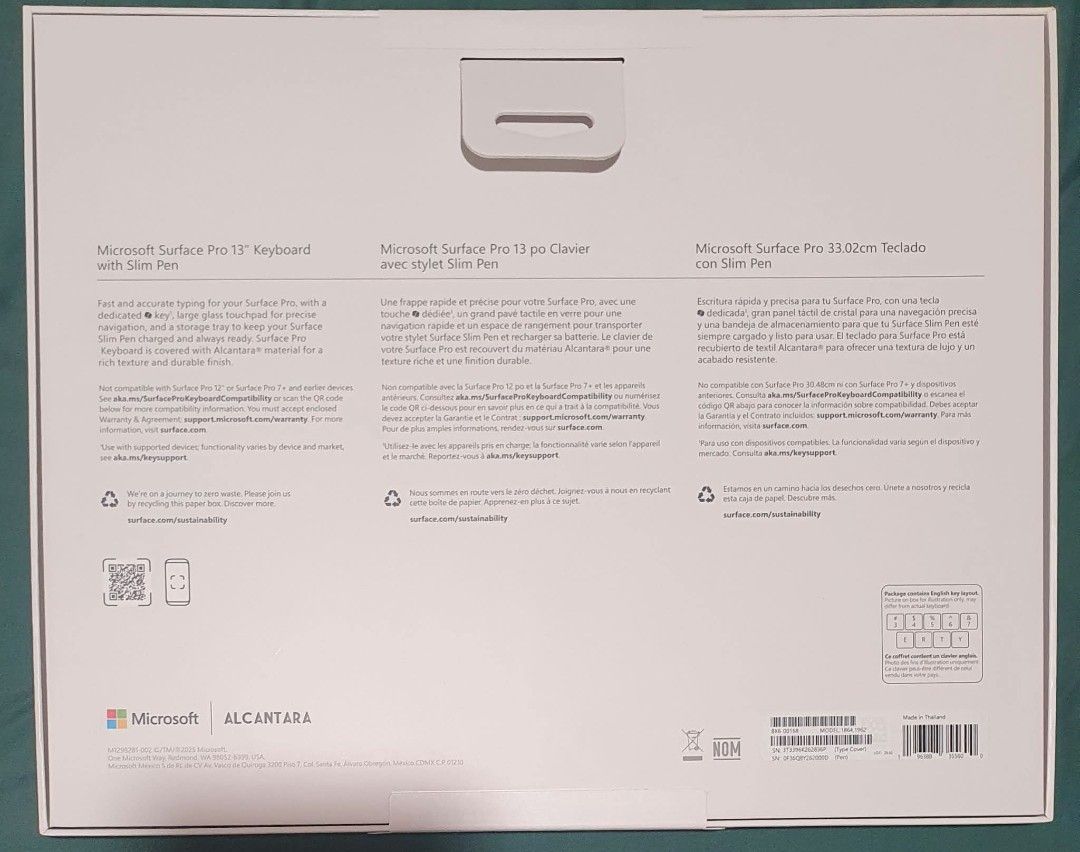 Surface Pro Signature Keyboard 13" with Slim Pen (Category: Computer Keyboard) located in Mandaluyong City. Submitted by rz_briones (Listing ID 1467290138, Image 2). Description: Surface Pro Signature Keyboard 13" with Slim Pen Surface Pro for Business 13-inch (12th Edition), Surface Pro 5G for Business 13-inch (12th Edition), Surface Pro 13-inch (11th Edition), Surface Pro for Business 13-inch (11th Edition), Surface Pro 5G 13-inch (11th Edition