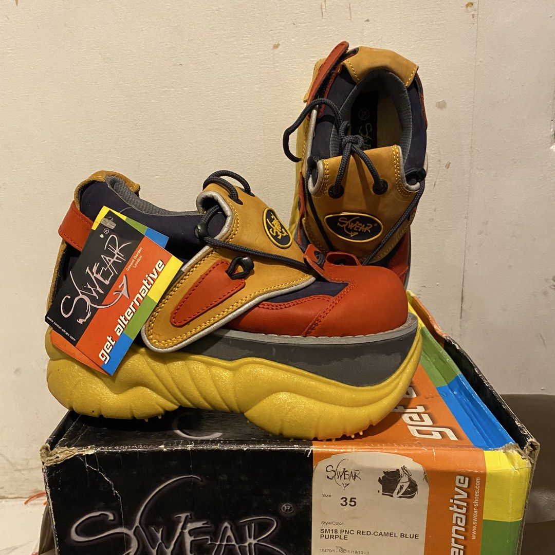 Swear London Y2K Shoe (Category: Sneakers) located in Quezon City. Submitted by rebirthalley (Listing ID 1467275724, Image 3). Description: Brandnew w/box Size 35.
