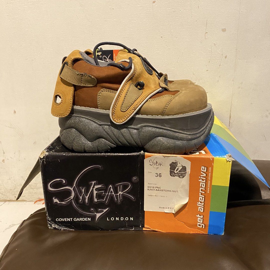 Swear London Y2K Shoe (Category: Sneakers) located in Quezon City. Submitted by rebirthalley (Listing ID 1467276578, Image 1). Description: Brand new w/box Size 36.