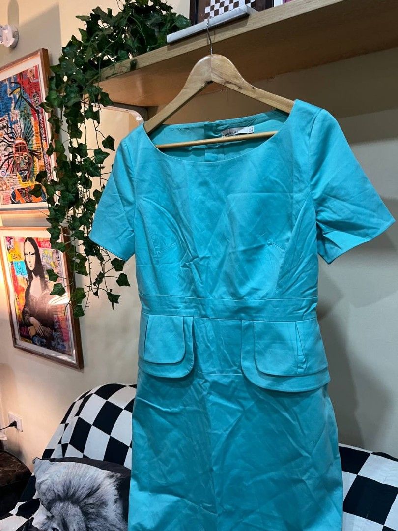 Tailored Peplum-Pocket Sheath Dress (Category: Luxury Apparel) located in Quezon City. Submitted by michypeachyy1 (Listing ID 1467320456, Image 2). Description: 2000 plus shipping med to large size.