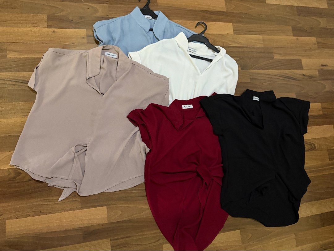 Take all - 5 Tie Blouse (Category: Blouses) located in Quezon City. Submitted by hapidrops (Listing ID 1467357767, Image 2). Description: .