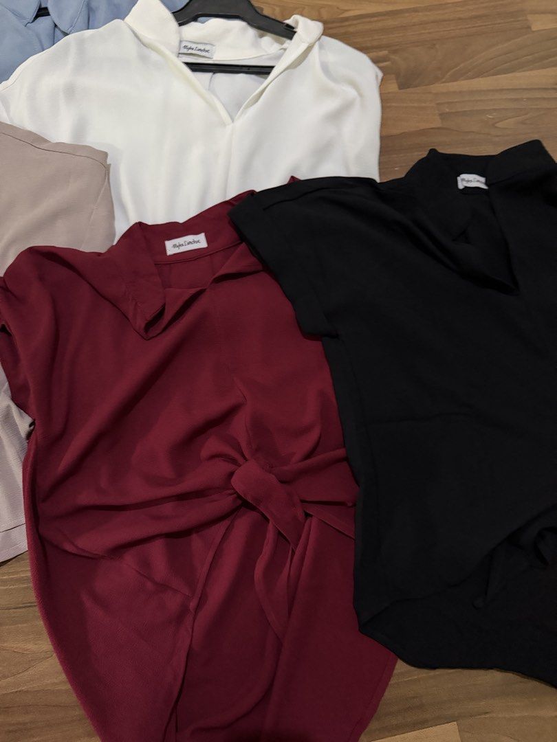 Take all - 5 Tie Blouse (Category: Blouses) located in Quezon City. Submitted by hapidrops (Listing ID 1467357767, Image 3). Description: .