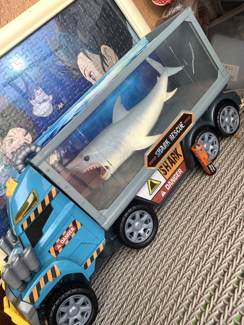 Teamterz Monster Moverz Shark Rescue (Category: Remote Control Toys) located in Manila. Submitted by macks_toys (Listing ID 1467337527, Image 2). Description: 📌You may send DM for your inquiries. ✨KINDLY CHECK EACH DETAILS✨ 🔳 From Japan/UK Surplus items 🔳 Batt op. (Not included) 🔳 Working --Running, light and moving shark 🔳 Not small car 🔳 Manage your expectations since it’s preloved and from Surplus Items 🔳 WYSIWYG ✨ Thank you! ✨.