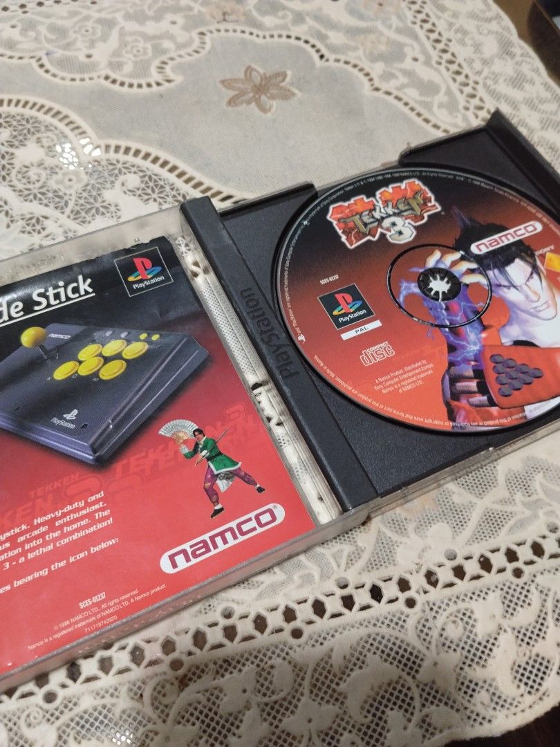 tekken 3 ps1 black disc pal region (Category: PlayStation) located in Manila. Submitted by cruzivanpatrick (Listing ID 1467315316, Image 2). Description: tekken 3 black disc pal region tested working see picture meet up lrt 1 abad santos station deliver kayo mag book or shipping payment first thanks.
