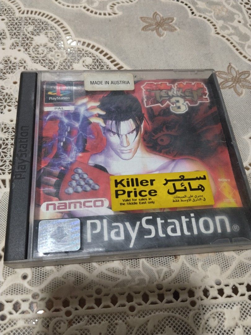 tekken 3 ps1 black disc pal region (Category: PlayStation) located in Manila. Submitted by cruzivanpatrick (Listing ID 1467315316, Image 1). Description: tekken 3 black disc pal region tested working see picture meet up lrt 1 abad santos station deliver kayo mag book or shipping payment first thanks.
