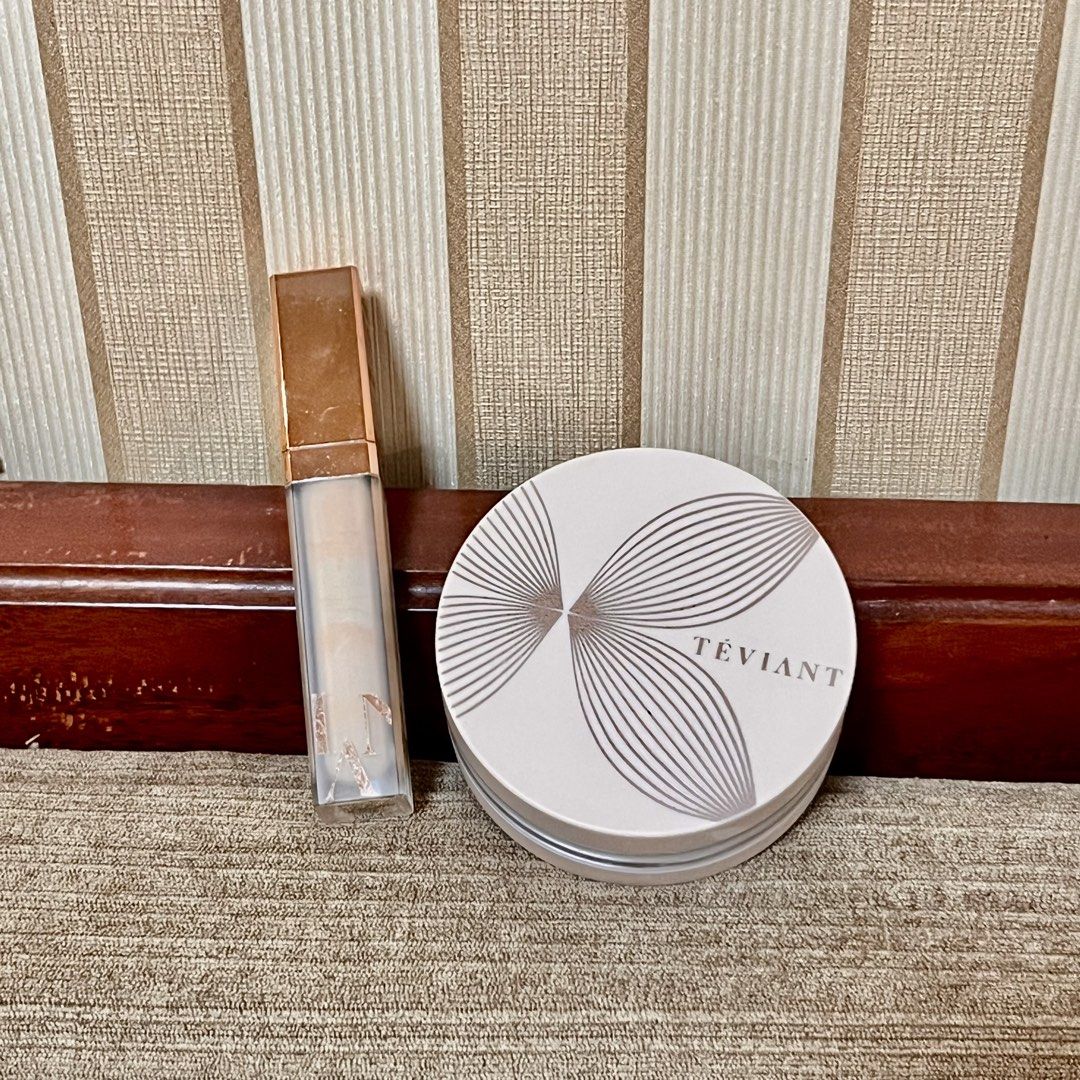 RUSH4SALE TEVIANT Ultimate Skinmaster Concealer & Loose Powder (Category: Makeup) located in Manila. Submitted by ellaurelle (Listing ID 1467280066, Image 1). Description: letting go of my Teviant makeup products to make space for new ones! perfect for your everyday makeup routine or glam looks. price is negotiable for sure buyers. 𐙚 TEVIANT Concealer Shade: Lisbon Condition: Used 5 times minimally in undereyes. Price: ₱200 (SRP: ₱659) 𐙚 TEVIAN