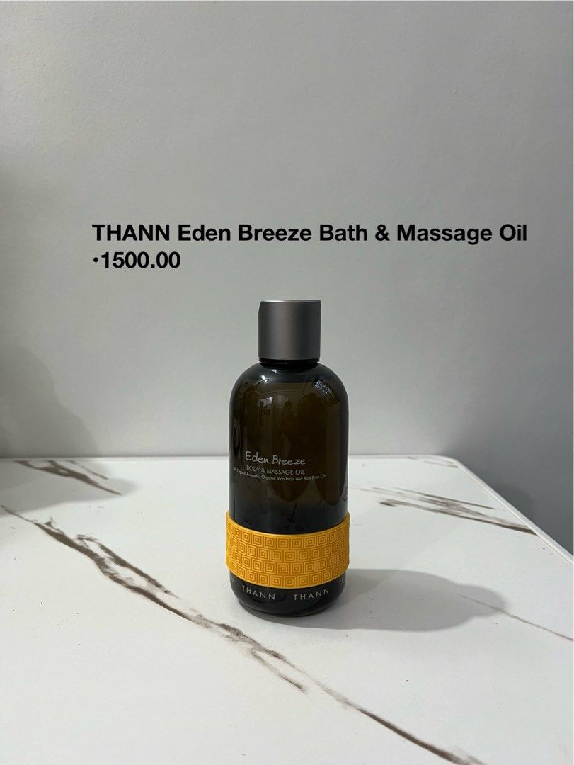 THANN Eden Breeze Bath & Massage Oil (Category: Body Care) located in Bacacay. Submitted by aiksgoods (Listing ID 1467208295, Image 1). Description: .