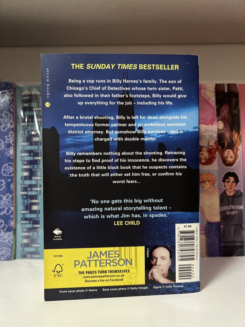 The Black book by James Patterson UK PUB (Category: Storybooks) located in Pasig City. Submitted by nekeyymendoza (Listing ID 1467291312, Image 2). Description: Like new condition Pm for more pics 🥰.