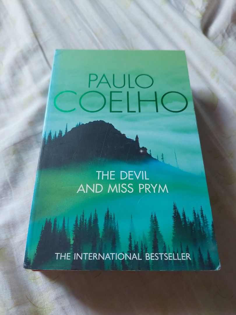 The Devil and Miss Prym by Paulo Coelho (Category: Storybooks) located in Zamboanga. Submitted by salemsbooks (Listing ID 1467181510, Image 1). Description: - Title: The Devil and Miss Prym - Author: Paulo Coelho - Format: Paperback - Cover: International bestseller edition with green tones and forest silhouette - Genre: Engaging contemporary fiction - Condition: Great addition to any bookshelf or reading list - Shipping: Ships fast via J&T or Go