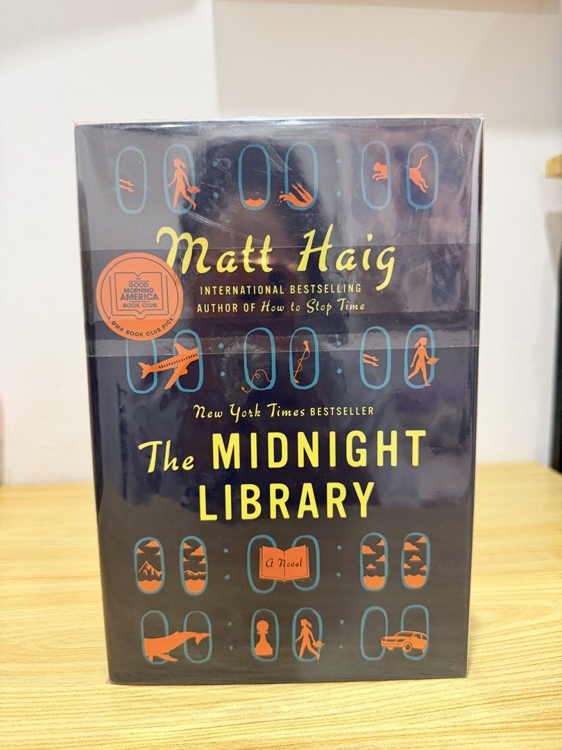 The Midnight Library by Matt Haig (Category: Storybooks) located in Toledo. Submitted by alziaron (Listing ID 1467274610, Image 1). Description: 📚 Title: The Midnight Library by Matt Haig Format: Hardcover Condition: See attached photos. Wrapped in plastic film protection, clean inner pages, with some foxing spots on page edges. Mode of Payment 💰 Payment first through maribank/gotyme/gcash Mode of Delivery 🚚 Buyer will shoulder the shipping fe