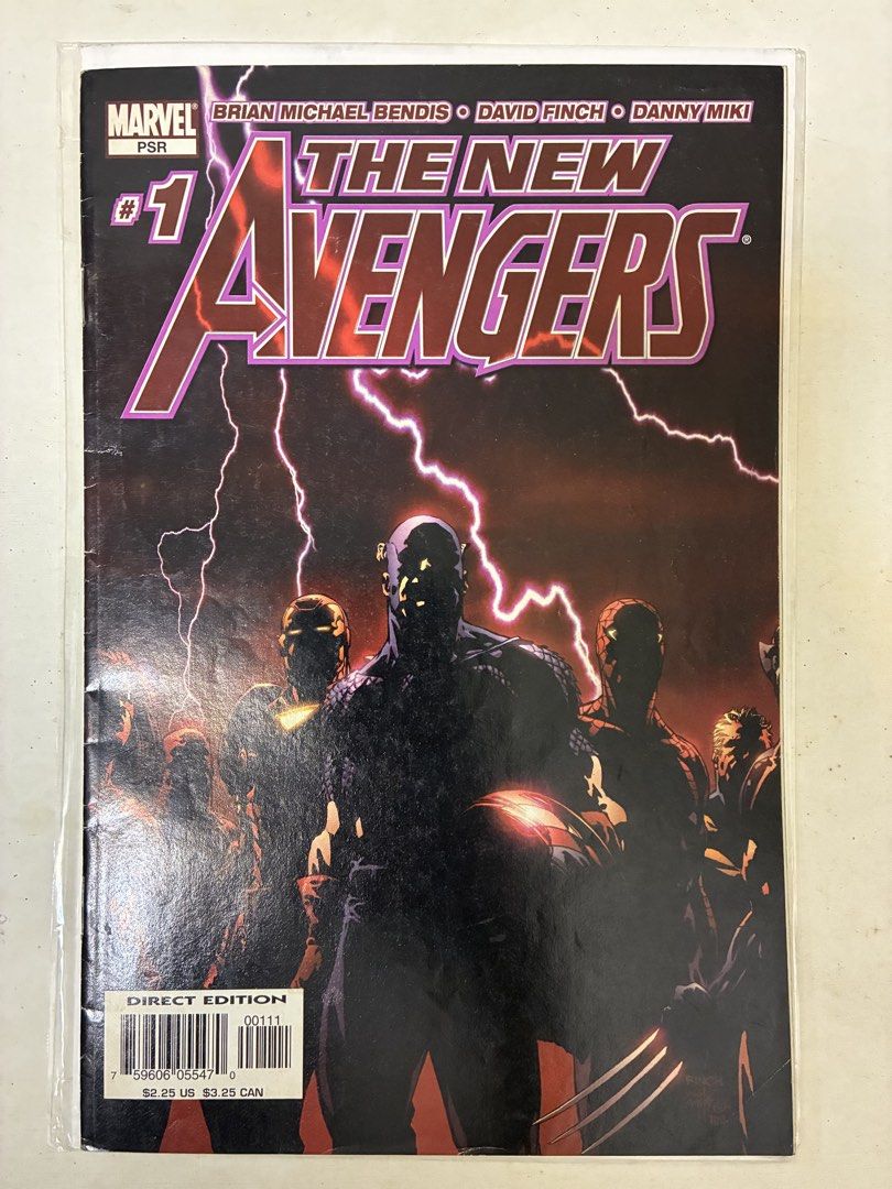 The New Avengers #1 (2005) (Category: Comics & Manga) located in General Mariano Alvarez. Submitted by spiderwebs3 (Listing ID 1467334416, Image 1). Description: The New Avengers #1 (2005) Written by Brian Michael Bendis with art by David Finch & Danny Miki 'Breakout' arc Direct Edition Low Grade Bag and Boarded Fixed Price .