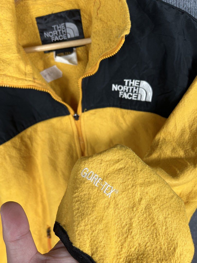 The North Face Gore-Tex Yellow Black Jacket (Category: Coats, Jackets and Outerwear) located in Baguio. Submitted by datangel (Listing ID 1467356024, Image 3). Description: THE NORTH FACE FLEECE EXCELLENT CONDITION 9.8 COLOR RATE XL ON TAG LENGHT 28 x WIDTH 24 MINE:599 .