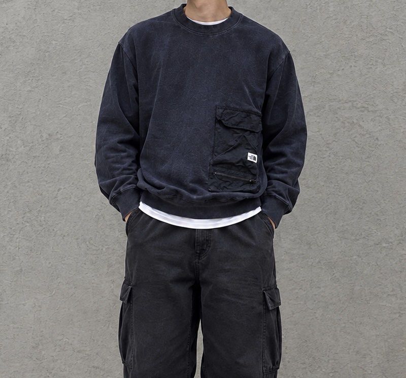 The North Face Utility Crew neck Sweatshirt (Category: Coats, Jackets and Outerwear) located in Los Banos. Submitted by lootmeup (Listing ID 1467254067, Image 1). Description: The North Face Utility Crew neck Sweatshirt Size: Width: 21 Length: 25.5 Mine P500.