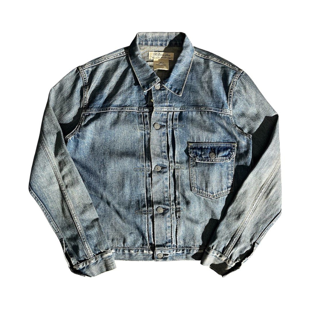 THE REMI RELIEF Type 1 Denim Jacket (Category: Coats, Jackets and Outerwear) located in Daraga. Submitted by th3cliquejunks (Listing ID 1467229927, Image 1). Description: THE REMI RELIEF Type 1 Denim Jacket Tagged Size: Medium Condition: 9.5/10 No major flaw Made in: Japan Measurement: Pit to pit: 21” Length: 24” - 5,980 Dm!.