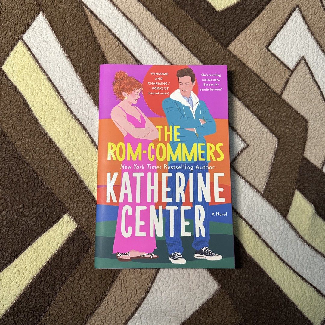 The Rom-Commers by Katherine Center (w/ Sprayed Edges) (Category: Storybooks) located in Sogod. Submitted by kireina_ (Listing ID 1467330114, Image 1). Description: - Title: The Rom-Commers by Katherine Center - Format: Paperback with gorgeous sprayed pink edges - Publisher: St. Martin's Griffin - Condition: Clean pages inside, excellent read - Special Feature: Fully Booked price sticker attached on the back with full synopsis RFS: decluttering.