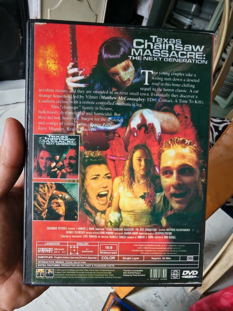 The Texas Chainsaw Massacre The Next Generation (Category: CDs & DVDs) located in Carmona. Submitted by tech_hub_cavite (Listing ID 1467204499, Image 2). Description: .