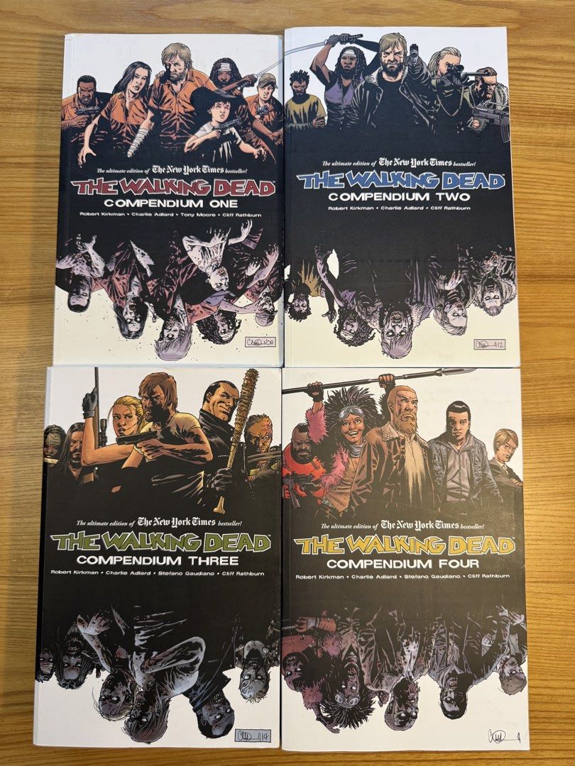 The Walking Dead Compendium Books 1-4 Complete Series (Category: Comics & Manga) located in Manila. Submitted by inchob (Listing ID 1467240144, Image 2). Description: The Walking Dead Compendium Set (Books 1 to 4) Complete series.