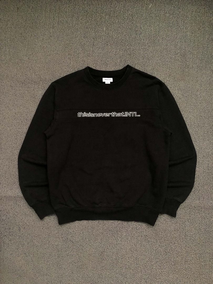 THIS IS NEVER THAT CREWNECK SWEATER (Category: Coats, Jackets and Outerwear) located in Cagayan de Oro. Submitted by doydoy_trhift (Listing ID 1467197493, Image 1). Description: TINT CREWNECK SWEATER MEDIUM ON TAG LENGTH: 26.5 WIDTH: 22 NO ISSUE COLOR R: 9/10 EXCELLENCE CONDITION.