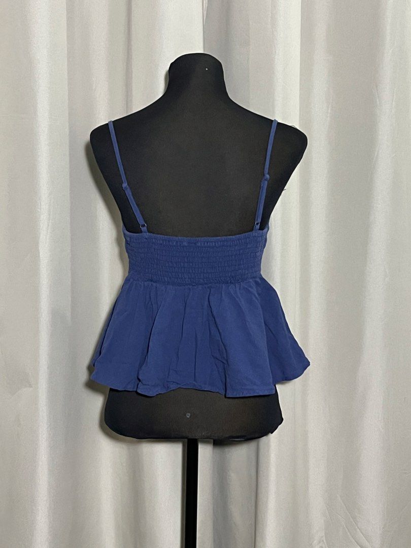 Tie front peplum cami top (Category: Blouses) located in Las Pinas. Submitted by jilanah (Listing ID 1467354563, Image 2). Description: .