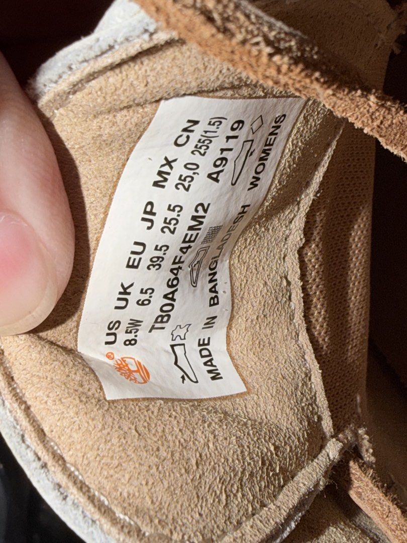 Timberland Platform Shoes (Category: Casual Shoes) located in Quezon City. Submitted by markandrewson1123 (Listing ID 1467266130, Image 3). Description: Please see photo for actual sizing. Worn twice..