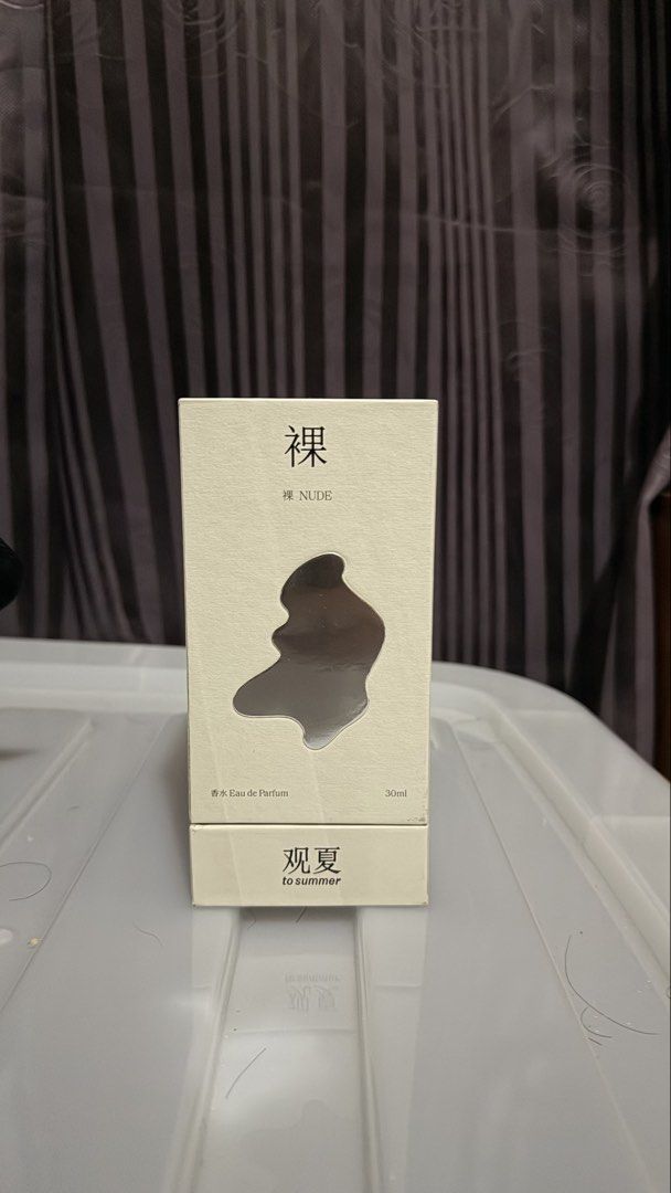 To Summer Nude Eau de Parfum 30ml (Category: Fragrance & Deodorants) located in Cainta. Submitted by coolwhale.804534 (Listing ID 1467338455, Image 1). Description: - Brand: To Summer Nude Eau de Parfum - Size: 30ml full bottle - Condition: Like new with original outer box and intact spray nozzle - Scent Profile: Fresh, clean, with subtle floral and skin musk notes - Design: Heavy glass bottle featuring a unique faceted cap - Perfect as an everyd