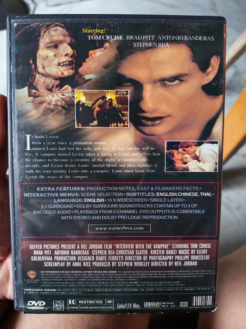 Tom Cruise - Interview with the Vampire - Collector's Edition (Category: CDs & DVDs) located in Carmona. Submitted by tech_hub_cavite (Listing ID 1467205027, Image 2). Description: .