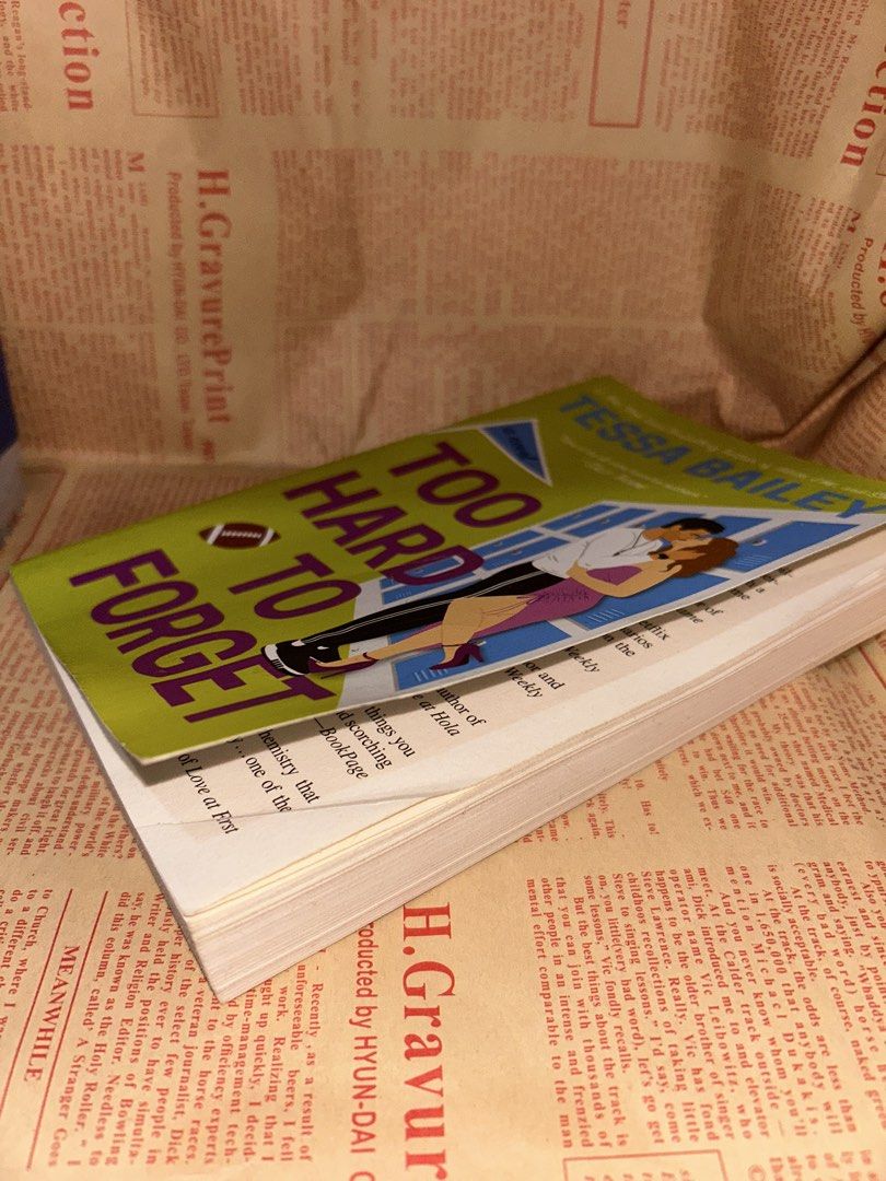 Too Hard to Forget by Tessa Bailey (Category: Storybooks) located in Bacoor. Submitted by vousnousvoyez (Listing ID 1467292032, Image 2). Description: - read once - in very good condition, no tanning/foxing - bought from nbs mop: gcash/bank transfer mod: jnt/lalamove from bacoor, cavite.