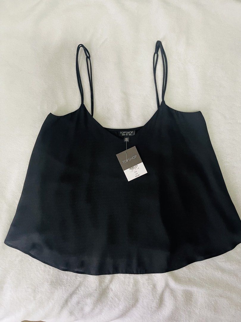 Topshop spaghetti strap cami (Category: Sleeveless) located in Mandaluyong City. Submitted by 9kconsumer.wind (Listing ID 1467244968, Image 2). Description: Bought this year 2021 and never been used.