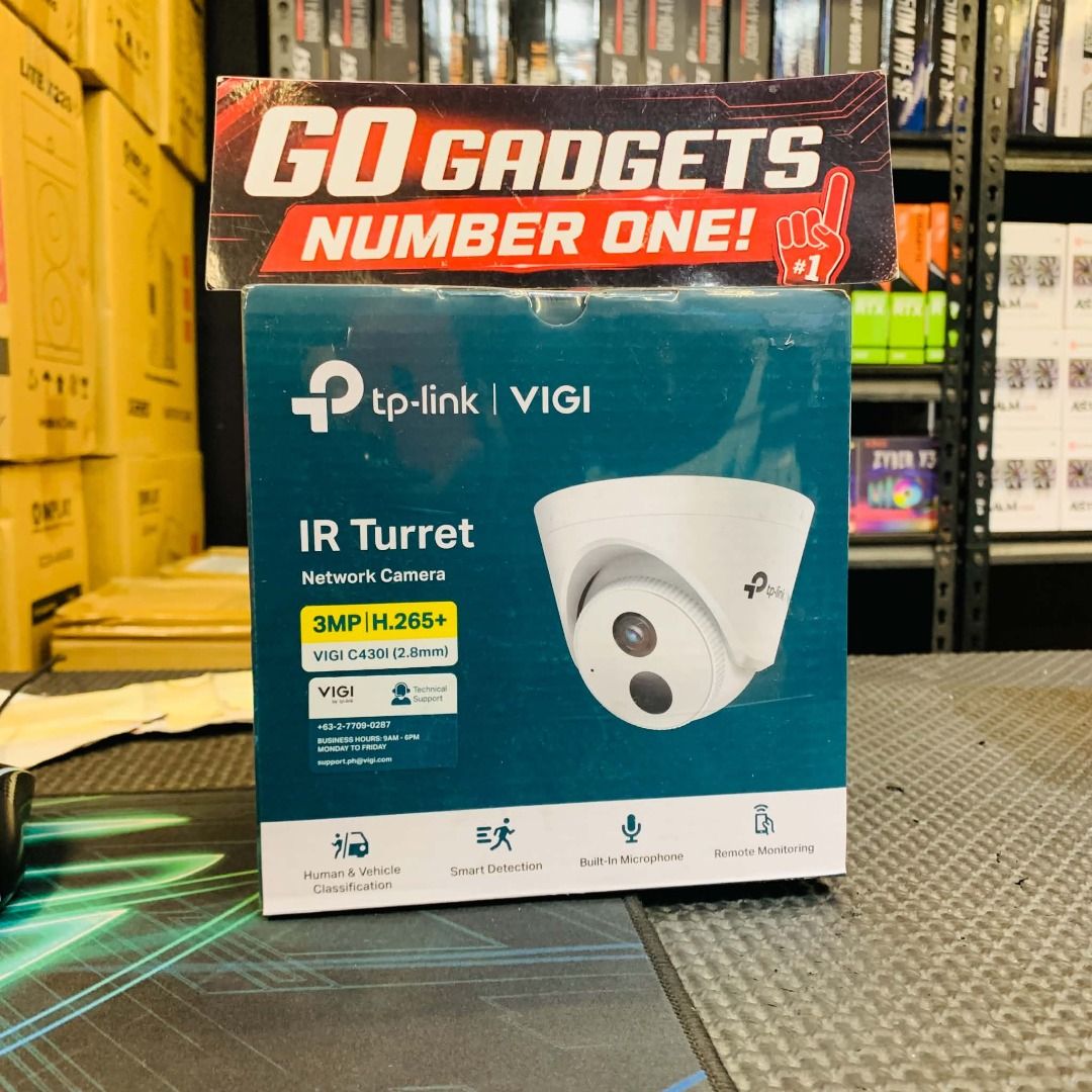 TP-Link VIGI C430I 3MP IR Turret Network Camera (Category: Security Systems & CCTV Cameras) located in Pasay City. Submitted by andrewww.z (Listing ID 1467242784, Image 1). Description: 📹🔍 3MP IR TURRET — VIGI C430I Clear 3MP video, smart detection, and compact turret design. Reliable security for homes, shops, and indoor/outdoor use. ✅ Available Now | 🔒 Warranty | 💬 After-Sales Support 💬 Message us now for full specs & recommendations! 🔒 S