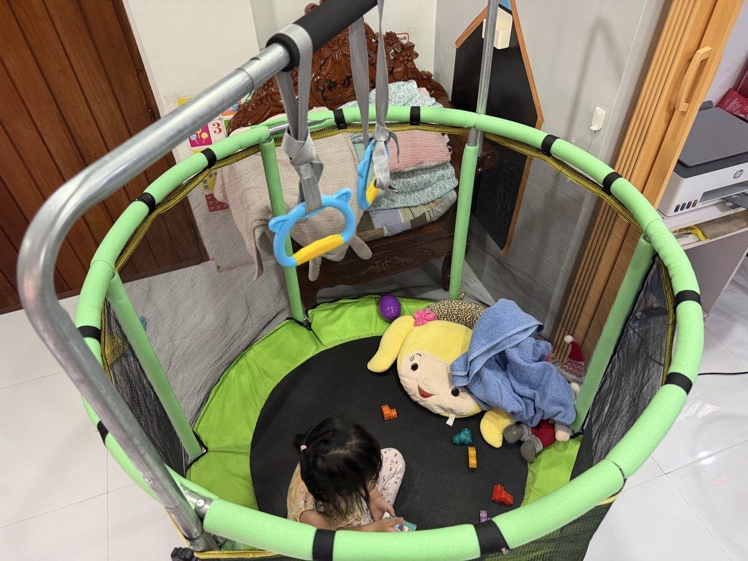 Trampulin for kids (Category: Interactive Toys) located in Caloocan City. Submitted by dailykicksnthrifts (Listing ID 1467319397, Image 2). Description: .