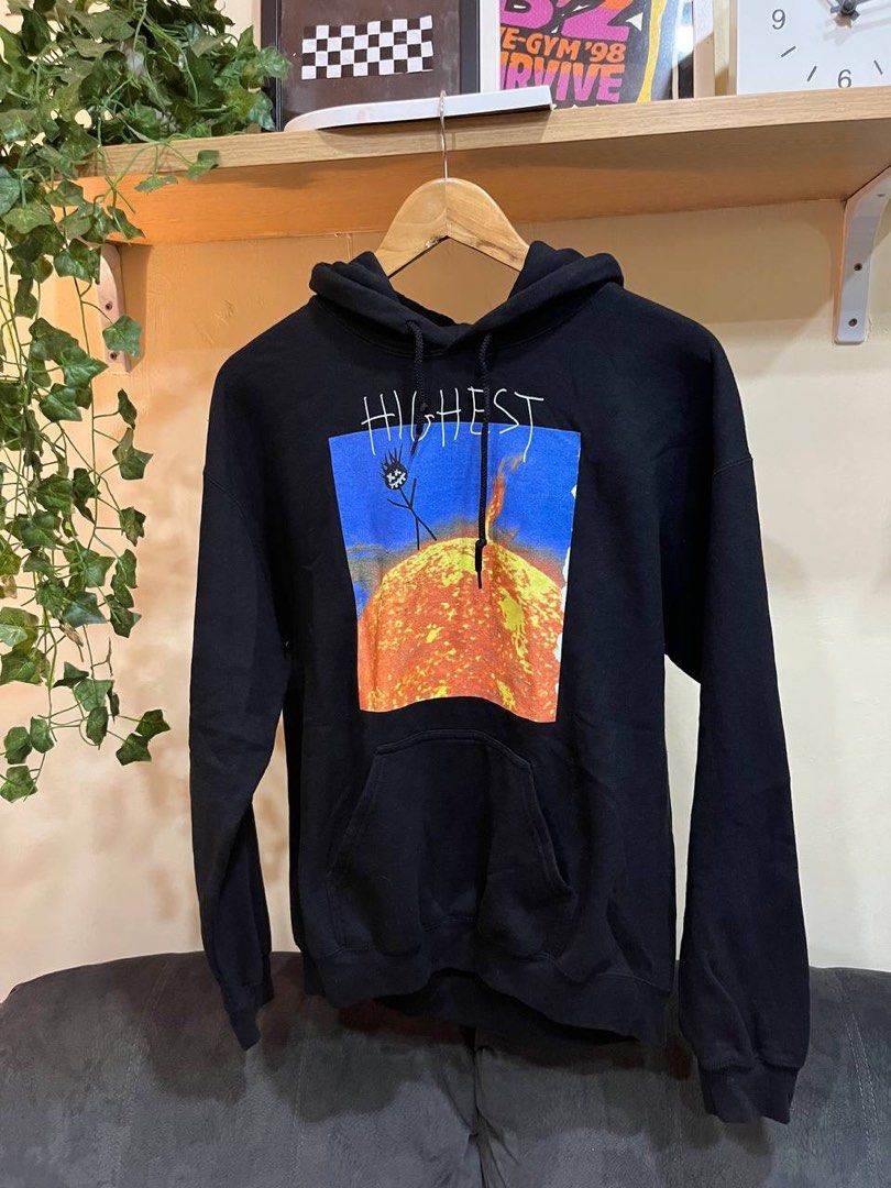 Travis Scott Cactus Jack (Category: Hoodies) located in Marikina City. Submitted by luis_morcello (Listing ID 1467212583, Image 1). Description: 3500 plus shipping all to semi medium size Travis Scott Cactus Jack “Highest In The Room” Sun Hoodie.