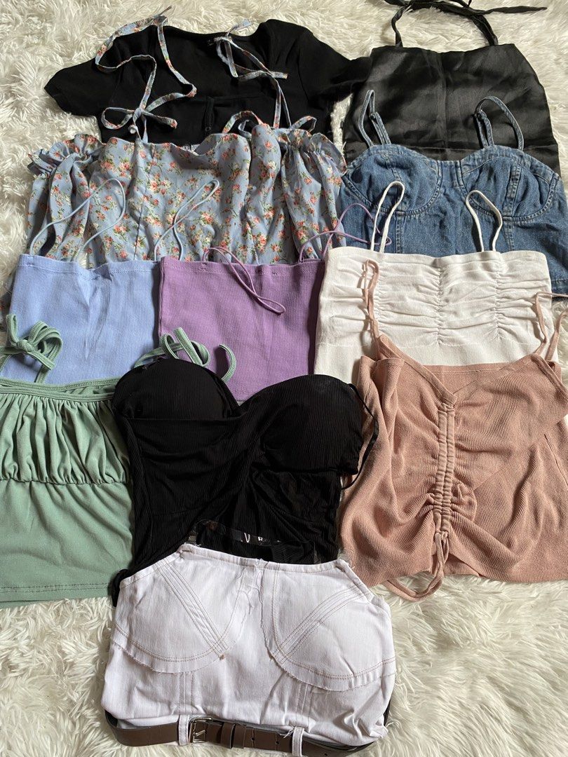 Trendy Tops - TAKE ALL (Category: Others Tops) located in Rizal. Submitted by dianamarieulip (Listing ID 1467240178, Image 3). Description: small to large sizes halos lahat ay hindi nagamit at brandnew free shipping na po location: rizal.