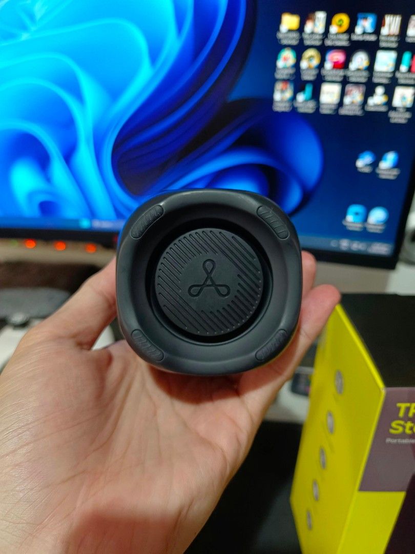Tribit StormBox 2 Portable Wireless Speaker (Category: Soundbars, Speakers & Amplifiers) located in Cavite. Submitted by cyrenecen (Listing ID 1467242942, Image 2). Description: 🎶 FOR SALE: Tribit StormBox 2 Bluetooth Speaker 🔊 ✨ Features: ✅ Powerful sound with XBass ✅ 360° immersive audio ✅ Up to 24 hours of battery life ✅ IPX7 waterproof rating ✅ Portable and perfect for indoor or outdoor use 📦 Inclusions: ✅ Original box ✅ USB charging cable