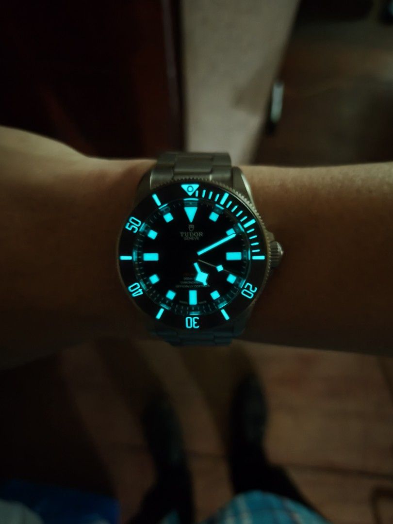 Tudor Pelagos Titanium (39mm) (Category: Luxury Watches) located in Manila. Submitted by ryan.v1 (Listing ID 1467274407, Image 2). Description: Tudor Pelagos titanium 39mm. It features an automatic movement and titanium (grade 2) bracelet. PM for more details!.