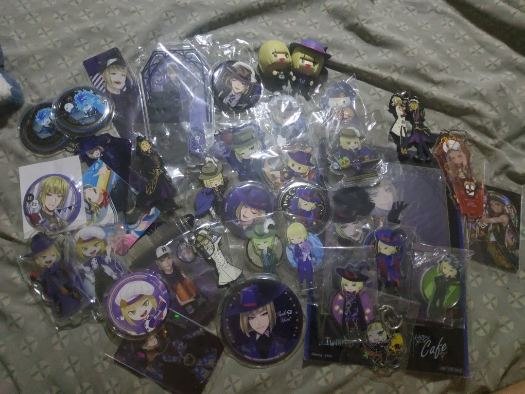 Twisted Wonderland Merchandise (Category: J-Wave Merchandise) located in Bulacan. Submitted by rinsdecluttercove (Listing ID 1467276533, Image 1). Description: Twisted Wonderland Merchandise, Mainly rook with a bit of Kalim and Igni. ask for individual sales (tingi) Lost interest in collecting twst merch so I'll sell most of my collection . a lot were purchased on mercari sf shouldered by buyer.