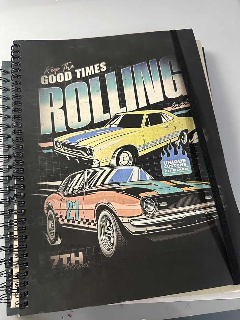 Typo Notebooks (Category: Stationery & School Supplies) located in Marikina City. Submitted by bxllaxox (Listing ID 1467290193, Image 2). Description: - never used, - good times rolling- ₱60 - busy growing - ₱ 100 - the league of poor decisions - ₱80 (tear at the back refer to pic) Take all: 200 Can negotiate.