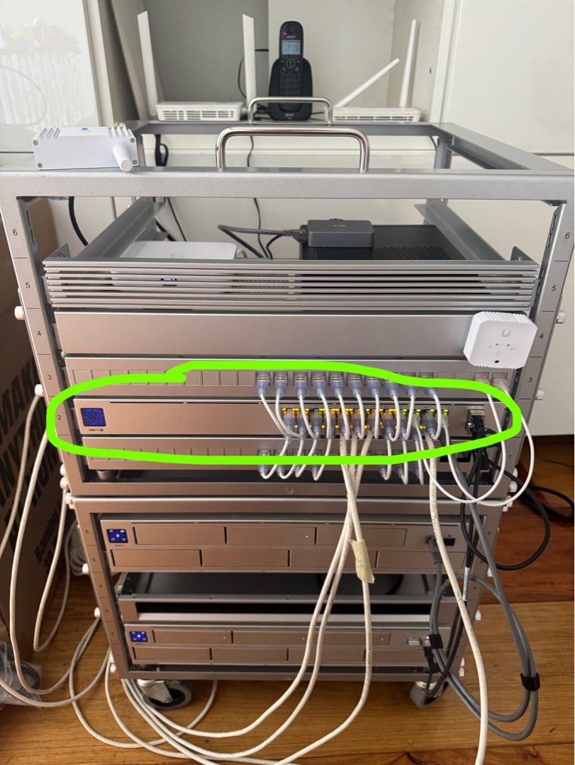 UBIQUITI UNIFI USW PRO POE (Category: Networking) located in Del Monte. Submitted by azw898 (Listing ID 1467359580, Image 1). Description: FOR SALE: Ubiquiti UniFi Switch Pro 24 PoE (USW-Pro-24-PoE) Selling my used UniFi Pro 24 PoE switch. A powerful Layer 3 switch for a UniFi network, with: • 16× Gigabit PoE+ ports • 8× Gigabit PoE++ ports • 2× 10G SFP+ ports • 400W total PoE budget • UniFi Network app management The outer box has visible wear a