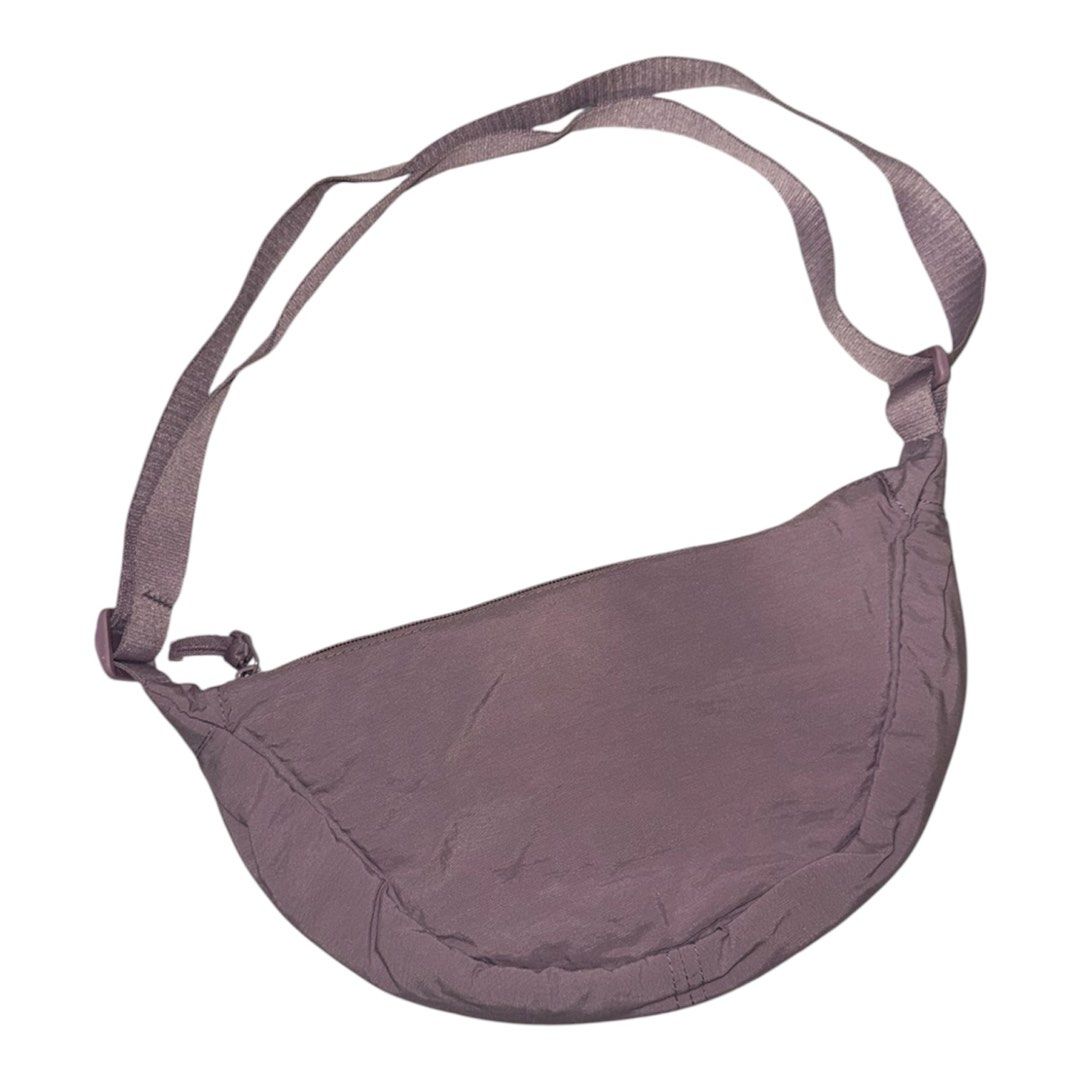 Unbranded Dumpling Bag in Lavender (Category: Cross-body Bags) located in Santa Rosa. Submitted by elo.declutters (Listing ID 1467344634, Image 1). Description: Tags removed and is good as new. RFS: Decluttering Condition: 10/10 (Excellent).