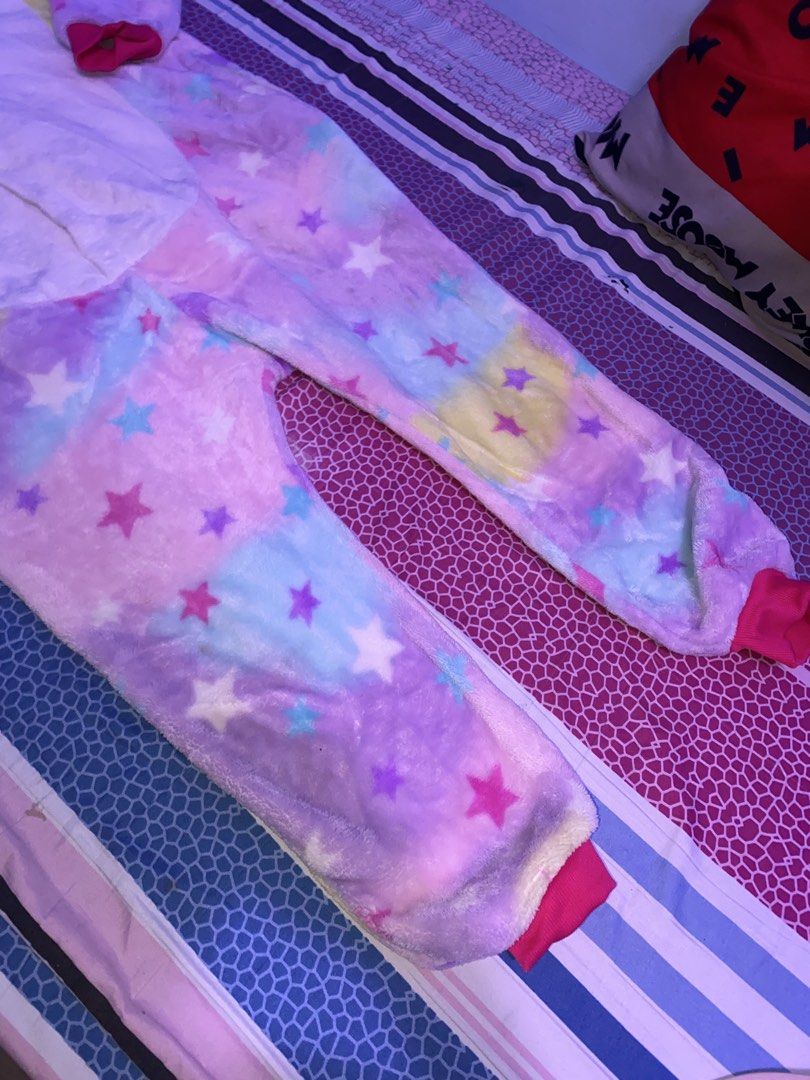 unicorn onesie (Category: Babies & Kids Fashion) located in San Fernando. Submitted by miffyzxc18 (Listing ID 1467361350, Image 3). Description: brand: poplin size: XL used once or twice .