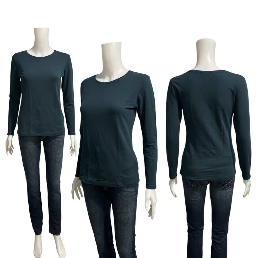 UNIQLO heattechs/ extra warm (Category: Longsleeves) located in General Santos City (Dadiangas). Submitted by curatedstuffs101 (Listing ID 1467243868, Image 3). Description: Like new No flaws Color rate:10/10 280 each Pls refer to the photos attached for the sizes Low ballers will not be entertained .