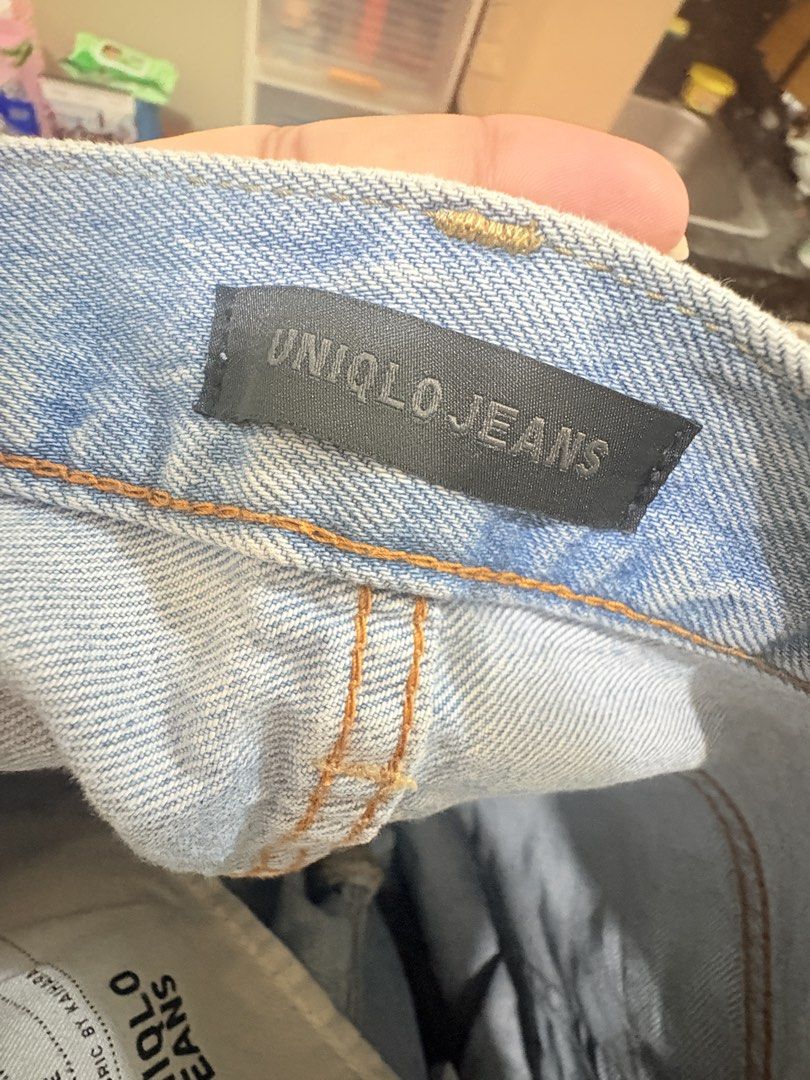 UNIQLO JEANS (Category: Jeans) located in Caloocan City. Submitted by theartmonster (Listing ID 1467350895, Image 3). Description: Can fit waist line 32 - 34.